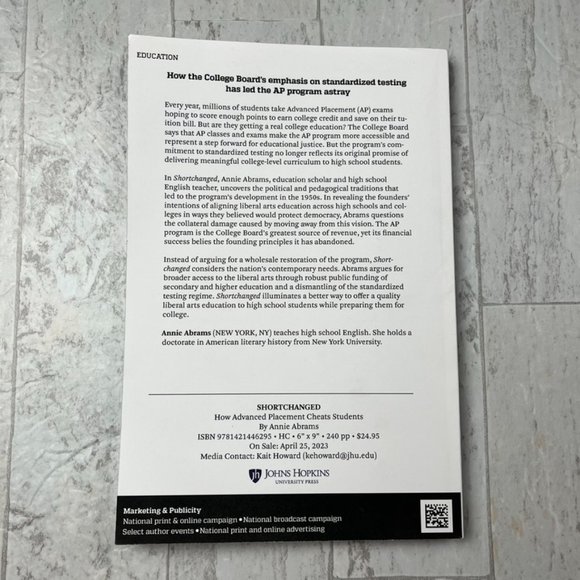 Short Changed by Annie Abrams ((ARC Uncorrected Proof)) - Picture 2 of 2